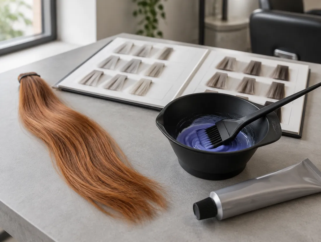 Colour corrector: A colour that didn't turn out as expected, with its plan to fix it